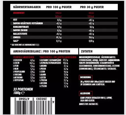 Big Zone Clear Whey Protein Juice 1000g – Erfrischendes, leichtes Protein für Muskelaufbau und Hydration - King's Family Fitness