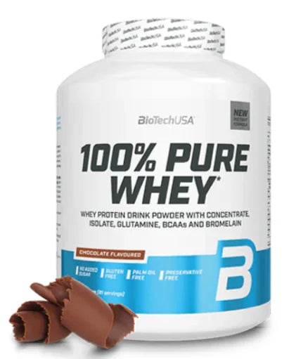 BioTech 100% Pure Whey 2270g – Hochwertiges Proteinpulver mit 78% Proteingehalt - King's Family Fitness