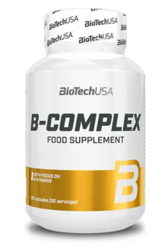 BioTech B-Complex 60 Tabletten – Ausgewogener Vitamin-B-Komplex für Energie und Stoffwechsel - King's Family Fitness