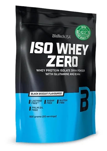 BioTech Iso Whey Zero 500g – Zuckerfreies Molkenproteinisolat für Muskelaufbau. Kings Family Fitness