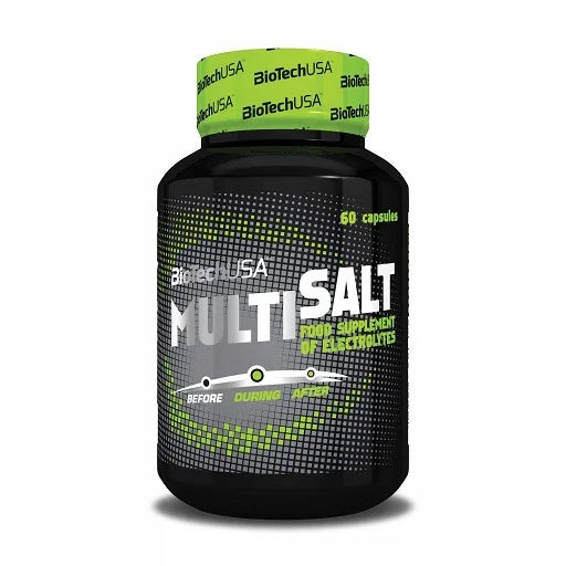 BioTech Multi Salt 60 Kapseln – Salzergänzung für Ausdauersport und Elektrolythaushalt - King's Family Fitness