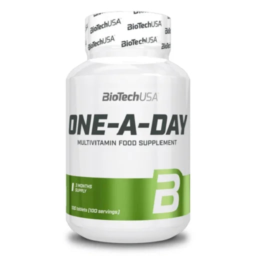 BioTech One A Day 100 Tabletten – Multivitamin- und Mineralienkomplex für tägliche Gesundheit - King's Family Fitness