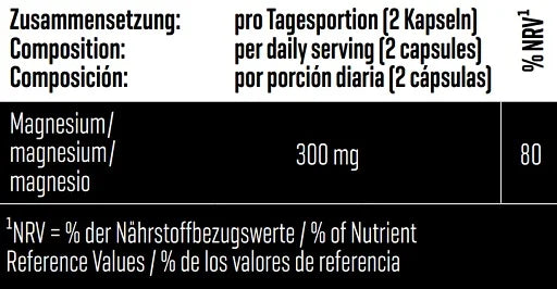 Body Attack Magnesium Bisglycinat 120 Kapseln - King's Family Fitness