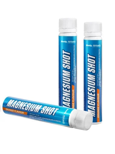 Body Attack Magnesium Shots 20x25ml - Orange - King's Family Fitness