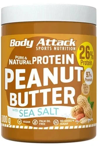 Body Attack Peanut Butter 1000g - King's Family Fitness