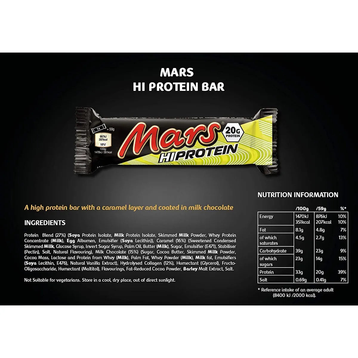 Mars - Hi-Protein Bars - 12x59g