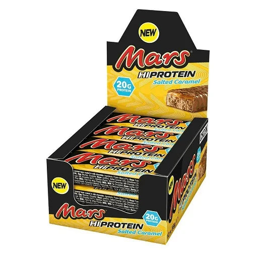 Mars Hi-Protein Bars - 12x59g Salted Caramel - King's Family Fitness