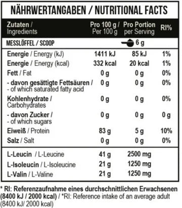 MST - BCAA Zero 330g - King's Family Fitness