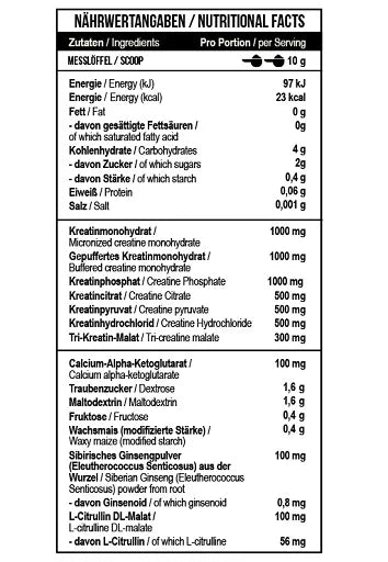 MST - Creatine Kick 500g - King's Family Fitness