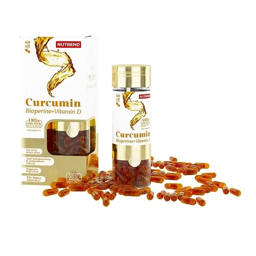 Nutrend Curcumin + Bioperine + Vitamin D, 60 Kapseln - King's Family Fitness