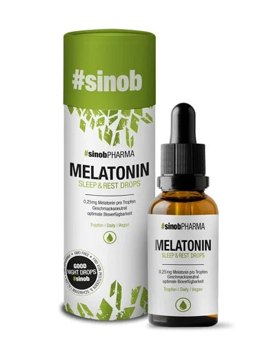 Sinob Melatonin Tropfen 50ml (1400 Tropfen) - King's Family Fitness