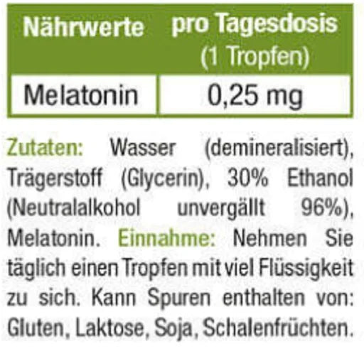 Sinob Melatonin Tropfen 50ml (1400 Tropfen) - King's Family Fitness