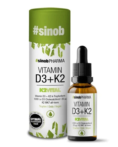 Sinob Vitamin D3 + K2 Tropfen 10ml - King's Family Fitness