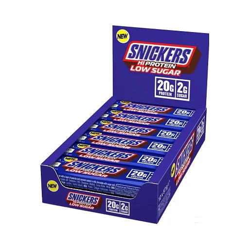 Snickers LOW SUGAR High Protein Bar (12x57g) - King's Family Fitness