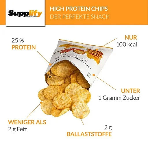 Supplify High Protein Chips 6 x 50g - King's Family Fitness